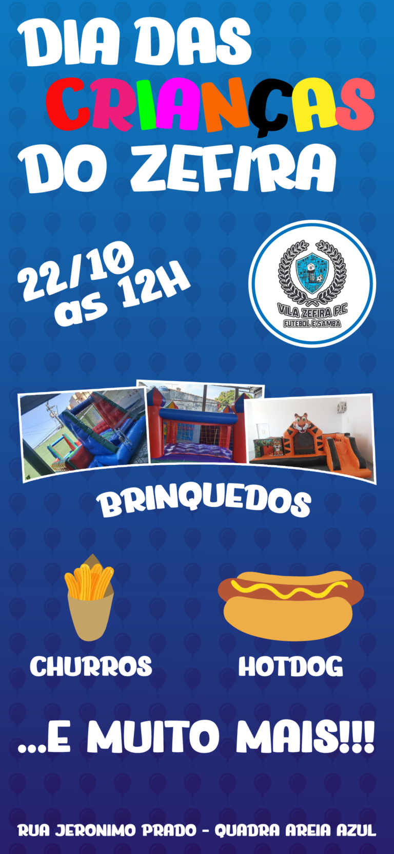 flyer dia das crianças